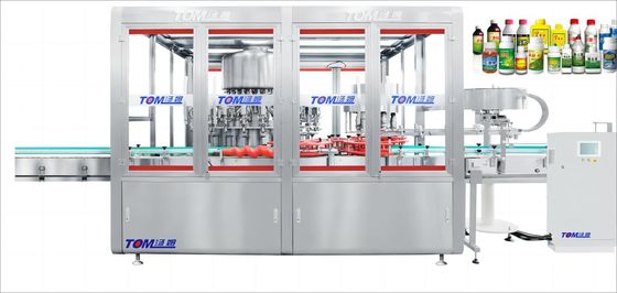 주문 고속 모노블록 필러 캡머 머신 100ml-1L 12 헤드 online manufacture