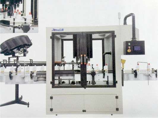 주문 비금속 회전 자동 포장 기계 PLC 제어 된 병 온라인 제조