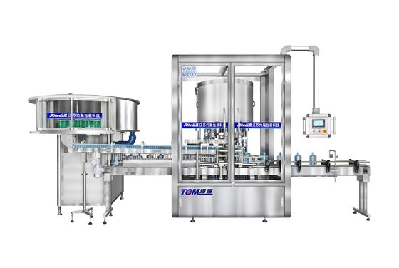 주문 6000BPH PLC 제어 로터리 캡 머신 8 10 12 머신 온라인 제조