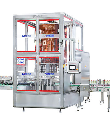 주문 8 10 12 헤드 자동 캡 머신 회전 펌프 6000BPH 온라인 제조