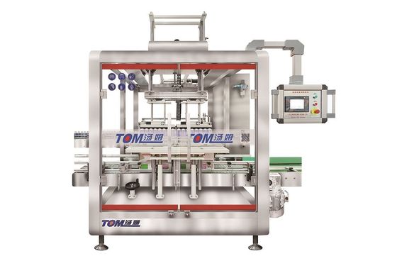 주문 스테인리스 스틸 304 자동 픽업 병 상부 로드 케이스 포장기 온라인 제조